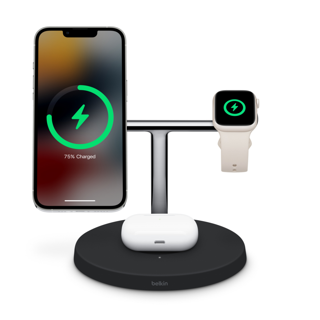 Belkin BoostCharge Pro 2-in-1 Wireless Charging Pad with MagSafe 15W